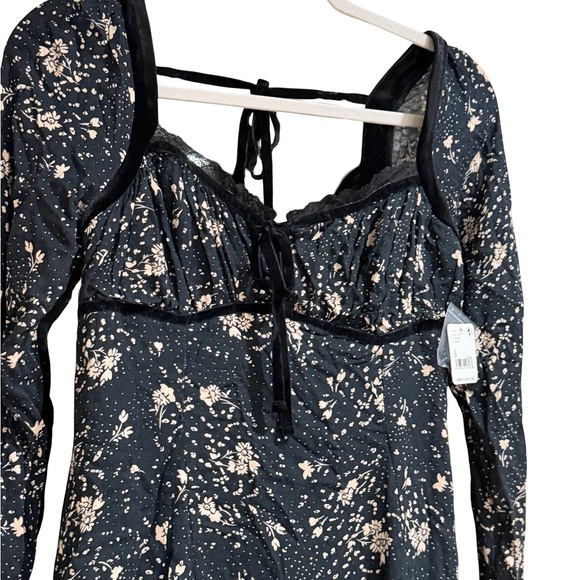 ✨ NWT Free People Tess Floral Print Mini Dress Boho Style Size S - Picture 13 of 16